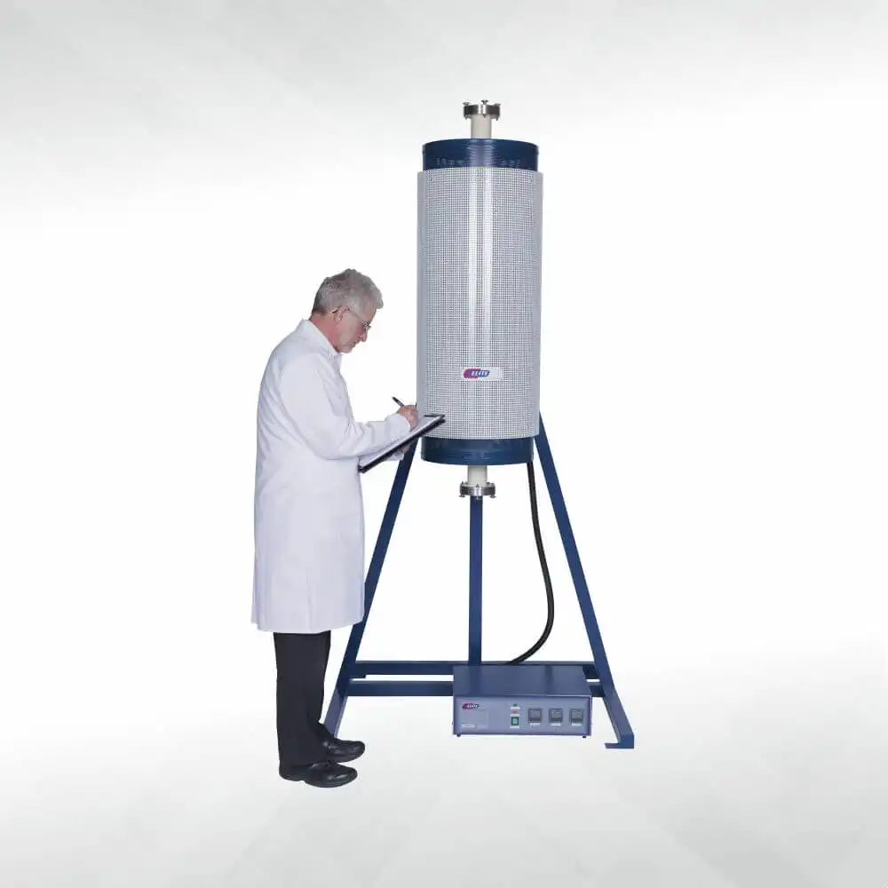 3 zone vertical tube furnace